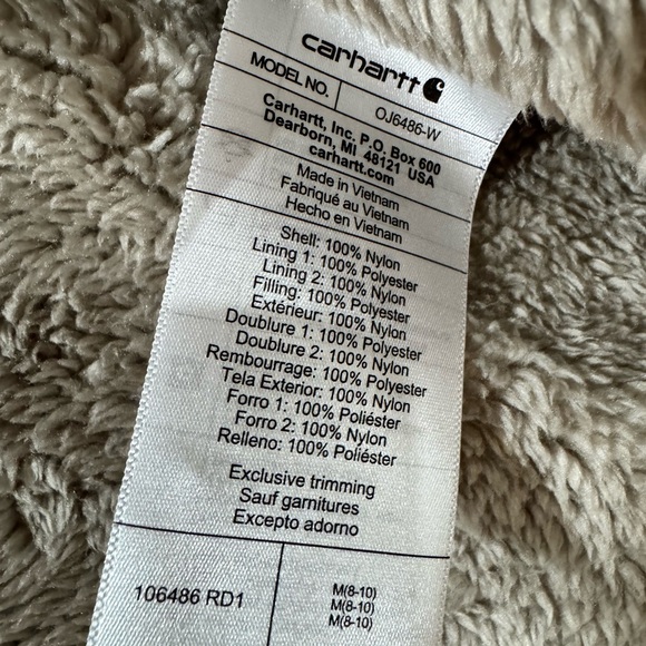 Carhartt women’s insulated bomber Jacket - Picture 8 of 8